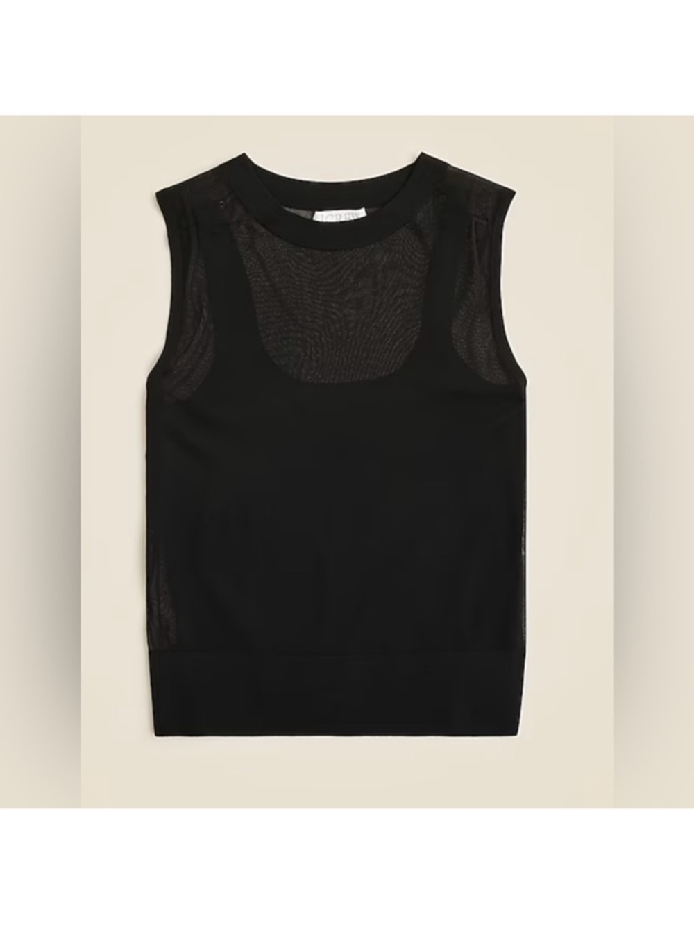 NWT JCrew gauzy sweater shell